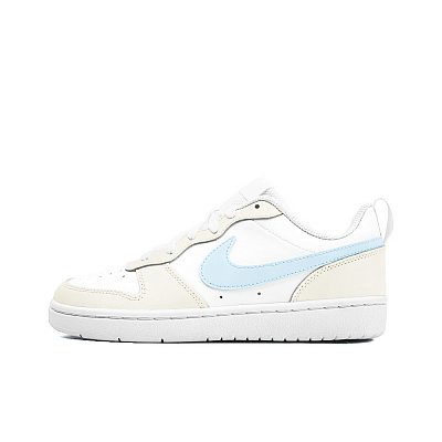 Nike Court Borough Pen Today Amber Anti Slip Wear Resistant Low Top Skateboard Shoes GS Yellow