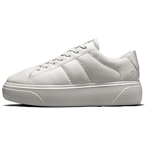 Ecco Cushioning Wear-Resistant Low-Top Skateboard Shoes Women's White