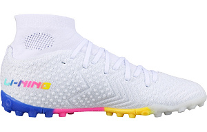 LiNing Shadow 2 TF Turf Artificial Ground Shock Absorbers Soccer Shoes Men's Blue White Colorful 1 2679783