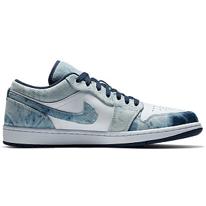 Jordan Air Jordan 1 Vintage Basketball Shoes Men's Low top Blue/White 1 2679968