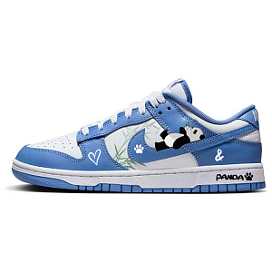 Nike Dunk Skateboard Shoes Unisex Low top Blue/White
