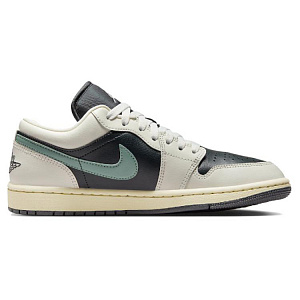 Jordan Air Jordan 1 Vintage Basketball Shoes Women's Low top Black/Green 1 2679980