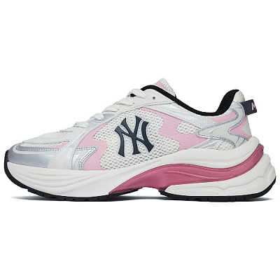 MLB Curve Runner Anti Slip Wear Resistant Low Top Running Shoes Unisex Pink