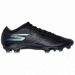 Skechers FG Firm Ground Soccer Shoes Unisex Black Silver 1 2680097