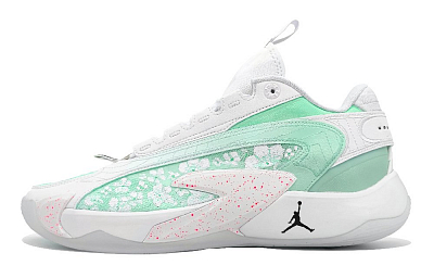 Jordan Luka 2 Cushioning Anti-Slip And Wear-Resistant Low-Top Basketball Shoes Women's Tender Grass Green