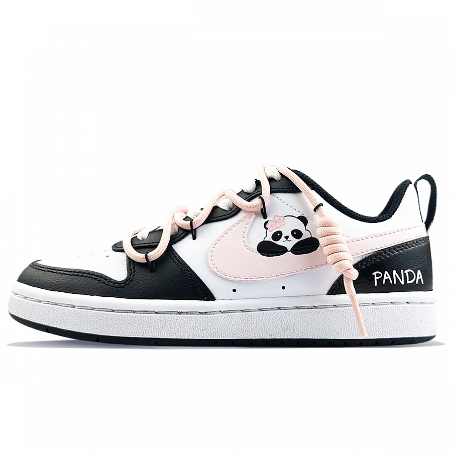 Nike Court Borough Slip-Resistant Low-Top Skateboard Shoes GS Black Pink купить в интернет-магазине Yoocart с быстрой доставкой по России.