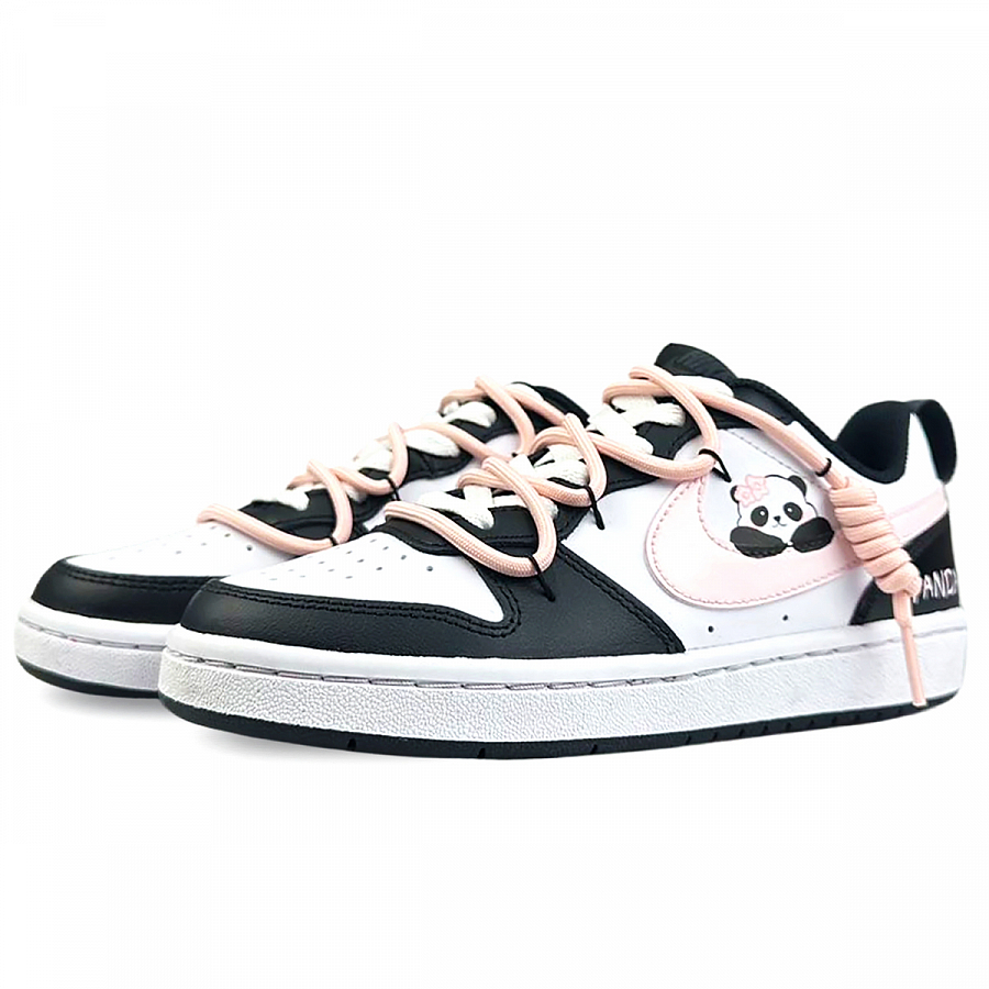 Nike Court Borough Slip-Resistant Low-Top Skateboard Shoes GS Black Pink купить в интернет-магазине Yoocart с быстрой доставкой по России.