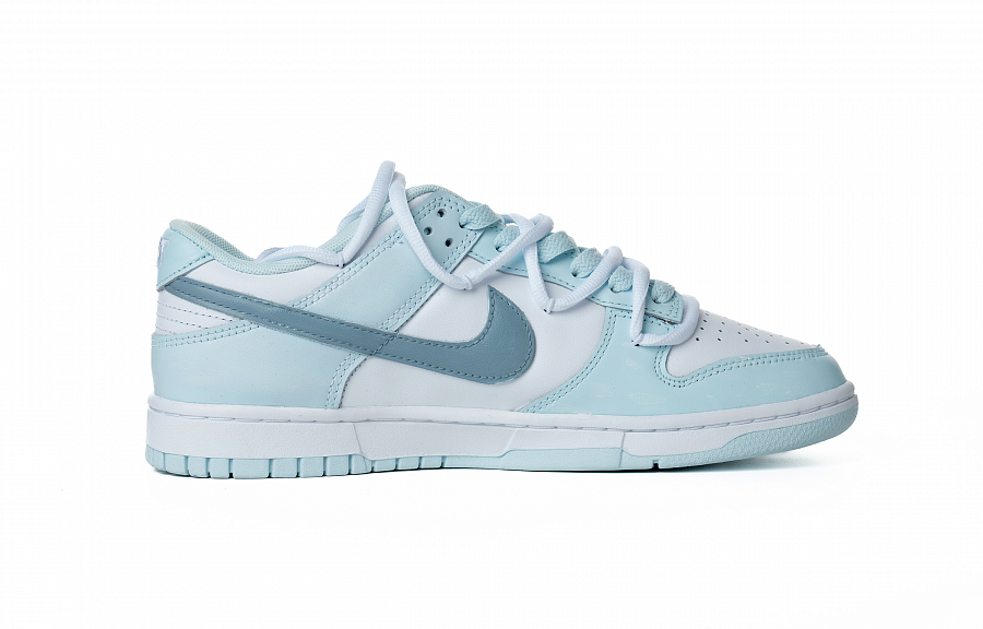 Nike Dunk Fashion Versatile Emerald Waves Endless Slip-Resistant Low-Top Skateboard Shoes Men's Blue White купить в интернет-магазине Yoocart с быстрой доставкой по России.