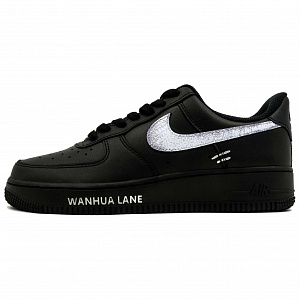 Nike Air Force 1 Floral Chaos Air Force 1 Silver Wing Assassin Shopping Bag Low-Top Skateboard Shoes Unisex Black White 1 2681114