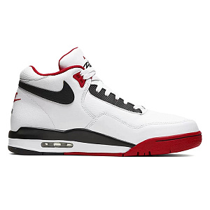 Nike Flight Legacy Vintage Basketball Shoes Unisex Mid top Red/White 1 2681379