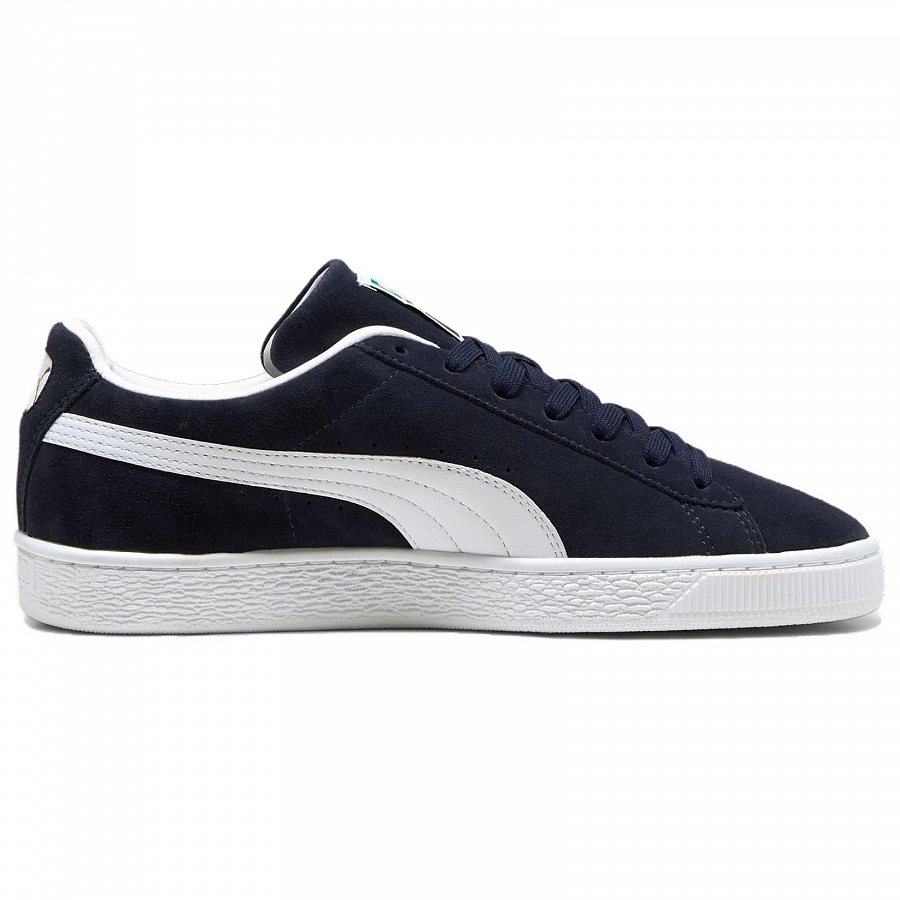 PUMA Suede Slip Resistant Low Top Skateboard Shoes Unisex Navy Blue