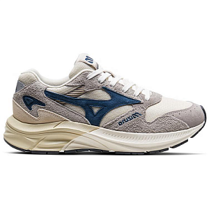 Mizuno Pi Retro Wear-Resistant Low-Top Running Shoes Unisex Gray Blue 1 2681511