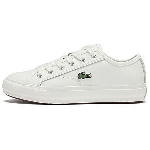 LACOSTE Low-Top Canvas Shoes Women's White