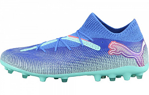PUMA FUTURE 7 PRO MG Multi Ground Soccer Shoes Men's Blue Green