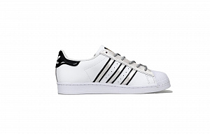 Adidas Originals SUPERSTAR Anti-Slip Wear-Resistant Low-Top Skateboard Shoes Unisex Silver White 1 2681739
