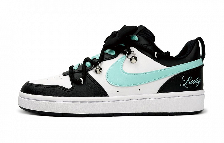 Nike Court Borough Low-Top Skateboard Shoes GS Teal купить в интернет-магазине Yoocart с быстрой доставкой по России.