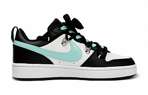 Nike Court Borough Low-Top Skateboard Shoes GS Teal 1 2681918