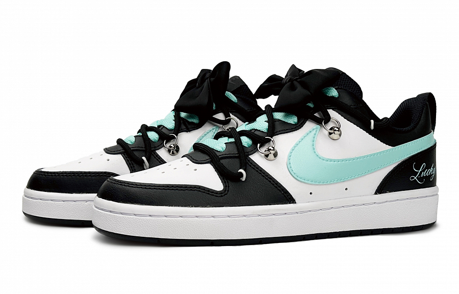 Nike Court Borough Low-Top Skateboard Shoes GS Teal купить в интернет-магазине Yoocart с быстрой доставкой по России.