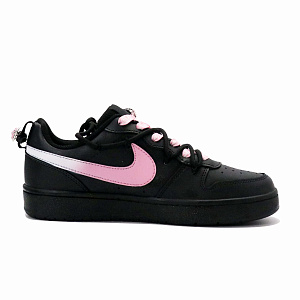 Nike Court Borough Skateboard Shoes Women's Low top Black/Pink/White 1 2682111