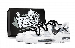 Nike Air Force 1 Slip Resistant Waterproof Abrasion Resistant Lightweight Breathable Low top Skateboard Shoes Unisex