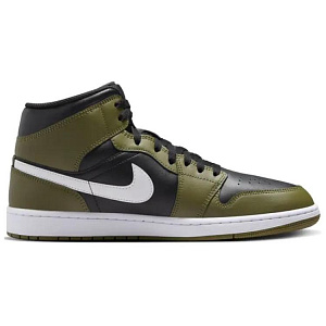 Jordan 1 Mid Black White Olive 1 2682329