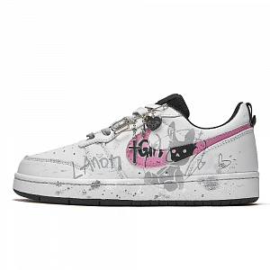 Nike Court Borough Skateboard Shoes Women's Low top Pink/White