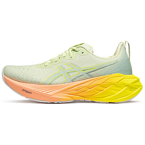 Asics Novablast 4 Paris Cool Matcha Safety Yellow Women's