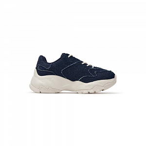 MLB Big Ball Chunky Anti Slip Wear Resistant Low Top Chunky Sneakers Unisex Navy Blue 1 2682539