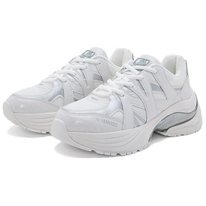 MLB New York Yankees Slip-Resistant Low-Top Casual Shoes Unisex Ecru 1 2682549