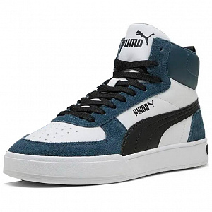PUMA Caven MID SD Mid Top Skateboard Shoes Unisex White Blue