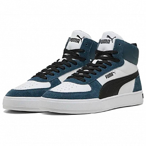 PUMA Caven MID SD Mid Top Skateboard Shoes Unisex White Blue 1 2682617