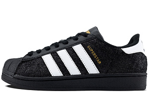 Adidas Originals SUPERSTAR Abrasion-Resistant Low-Top Skateboard Shoes Unisex Black Diamond 1 2682654