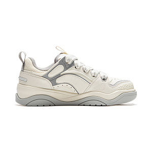 LiNing Jingcheng 2.0 V2 Slip Resistant Cushioning Abrasion Resistant Low Top Skateboard Shoes Women's Ecru 1 2682749