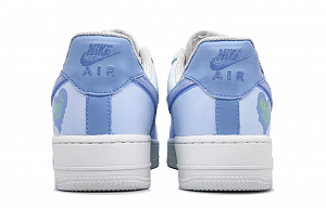 Nike Air Force 1 Anti-Slip Wear-Resistant Low-Top Skateboard Shoes Unisex Sweet Blue 3 2683167