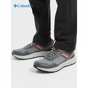 Columbia Plateau Cushioned Slip-Resistant Breathable Lightweight Low-Top Hiking/Trekking Shoes Men's Gray 3 2683568