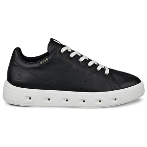 Ecco Low Top Skateboard Shoes Women's Black 1 2684951