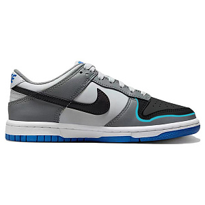 Nike Dunk Deep Space Slip-Resistant Low-Top Skateboard Shoes GS White Blue Gray 1 2684956