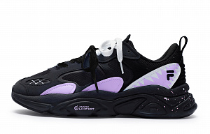 FILA Mars 2 Mars 2.0 811 Manufacturing Tide Purple Special Shoe Box Low-Top Casual Shoes Men's Black Purple White 1 2685051