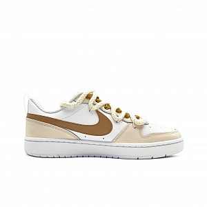Nike Court Borough Bear Milk Cake Anti Slip Wear Resistant Low Top Skateboard Shoes GS Ecru 1 2685080