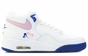 Nike Flight Legacy Slam Dunk Akagi Riko Mid Top Vintage Basketball Shoes Men's Blue White Pink 1 2685117