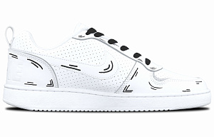 Nike Court Borough Skateboard Shoes Men's Low top Black/White 1 2685519