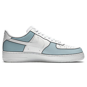 Nike Air Force 1 Comic Anime Anti-Slip Wear-Resistant Low-Top Skateboard Shoes Women's Blue White 1 2685544