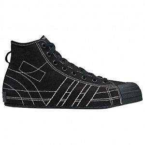 Y-3 Nizza Wear-Resistant High-Top Skateboard Shoes Unisex Black 1 2685565
