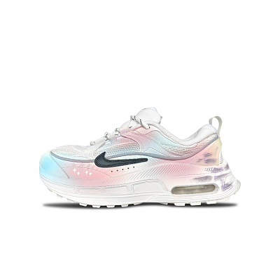 Nike Air Max Bliss Cushioning Anti-Slip And Wear-Resistant Low-Top Y2k Retro Running Shoes Women's Pink Blue