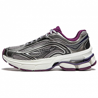 LINING Aurora RENEW Running Shoes Women's Low-Top Base Station Silver/Geological Gray