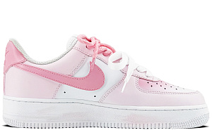 Nike Air Force 1 Anti-Slip And Wear-Resistant Water-Resistant Low-Top Skateboard Shoes Women's Pink White 1 2685859