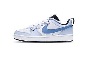 Nike Court Borough Horizon Anti-Slip Wear-Resistant Low-Top Skateboard Shoes GS Blue White 1 2685901