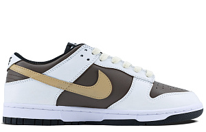 Nike Dunk Anti Slip Wear Resistant Low Top Skateboard Shoes Unisex White Yellow Brown 1 2685919