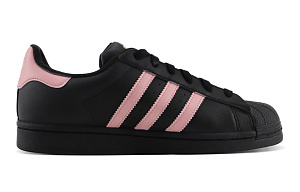 Adidas Originals SUPERSTAR Low Top Skateboard Shoes Unisex Black Pink 1 2685964
