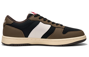 Kappa Back to Back Anti Slip Wear Resistant Low Top Skateboard Shoes Unisex Brown 1 2686076